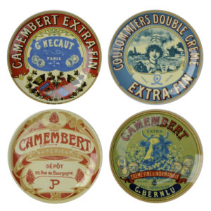 Set of 4 Classic Camembert Plates