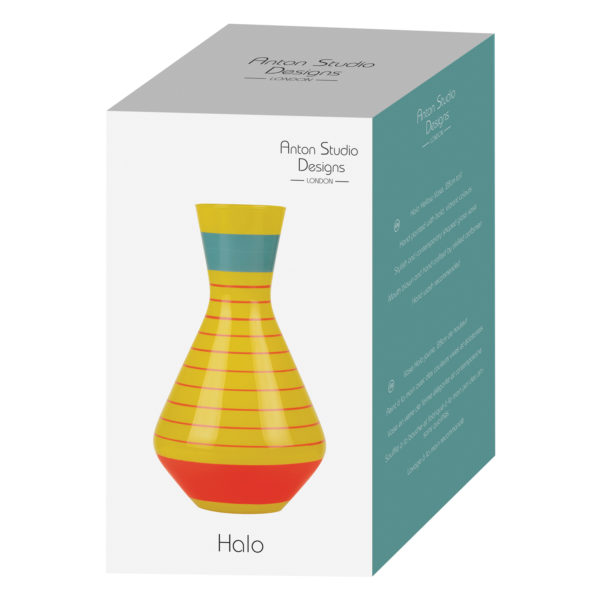 Halo Yellow Vase Wide
