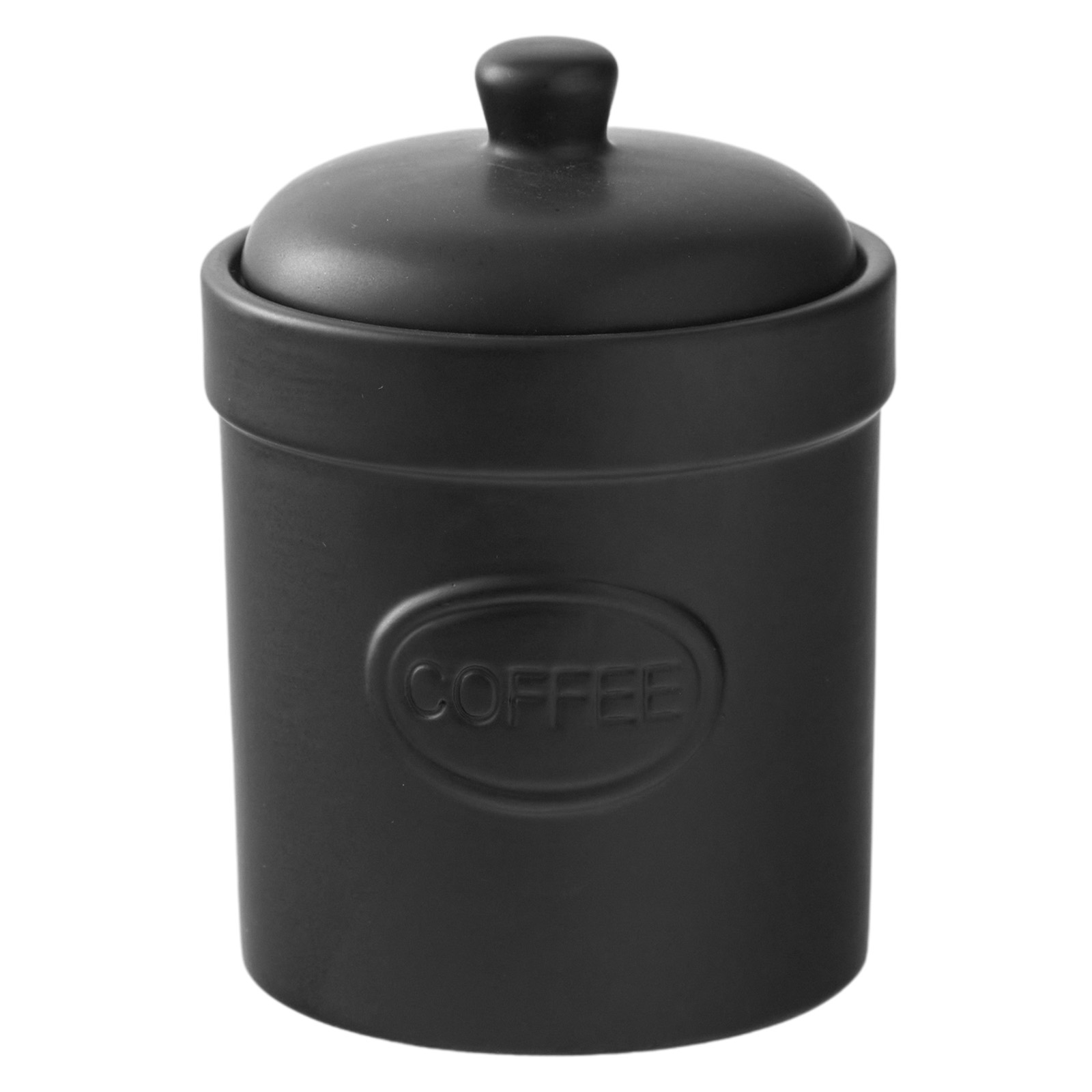 Coffee Canister Matte Black