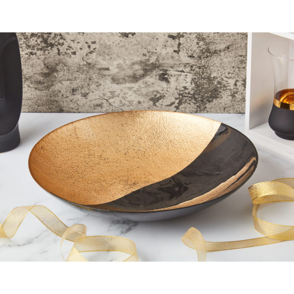 Black and Gold Fusion Bowl