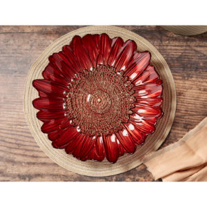 Red Sunflower Bowl