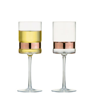 Set of 2 SoHo Wine Glasses Bronze
